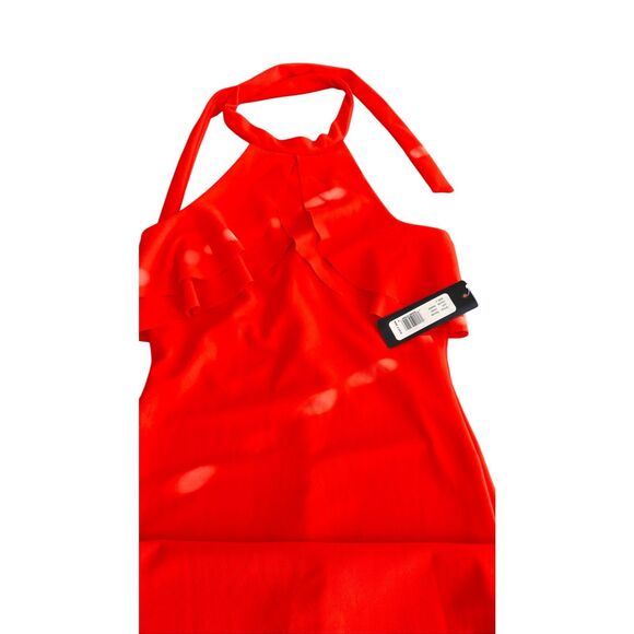 NWT BEBE COWL NECK HALTER MAXI DRESS SIZE 4 - Picture 4 of 8